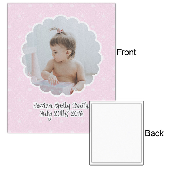 Baby Girl Photo 20x24 - Matte Poster - Front & Back