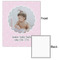 Baby Girl Photo 20x24 - Matte Poster - Front & Back