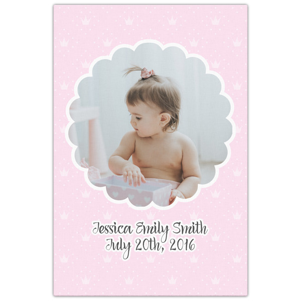 Baby Girl Photo 20x30 - Canvas Print - Front View