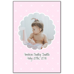 Baby Girl Photo Wood Print - 20x30
