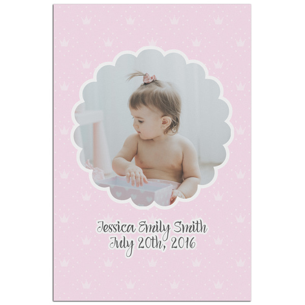 Custom Baby Girl Photo Poster - Matte - 24x36