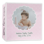 Baby Girl Photo 3-Ring Binder - 2 inch (Personalized)