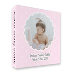 Baby Girl Photo 3 Ring Binder - Full Wrap - 2"