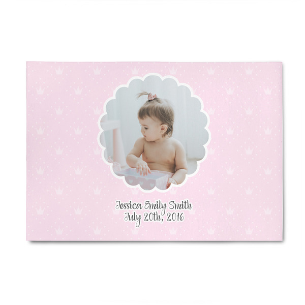 Custom Baby Girl Photo 4' x 6' Patio Rug