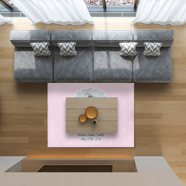 Baby Girl Photo 5'x7' Indoor Area Rugs - IN CONTEXT