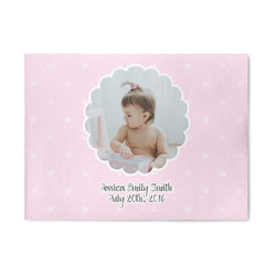 Baby Girl Photo 5' x 7' Patio Rug