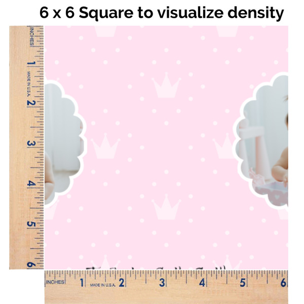 Baby Girl Photo 6x6 Swatch of Fabric