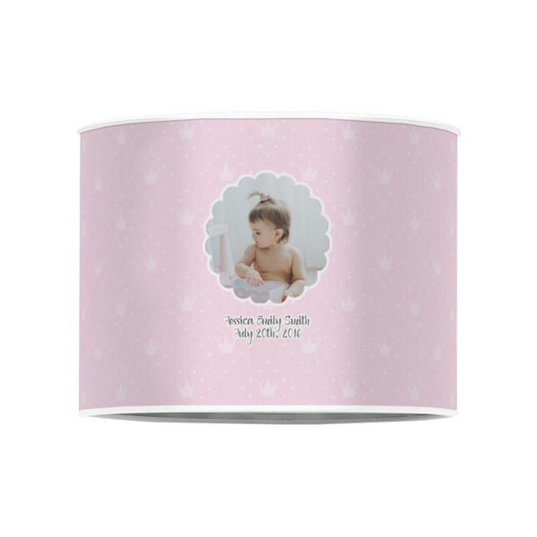 Baby Girl Photo 8" Drum Lampshade - FRONT (Poly Film)
