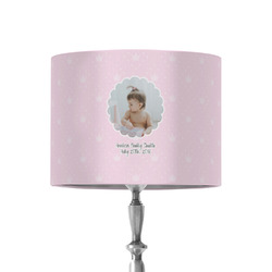Baby Girl Photo 8" Drum Lamp Shade - Fabric