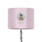 Baby Girl Photo 8" Drum Lampshade - ON STAND (Fabric)