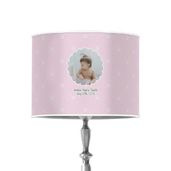 Baby Girl Photo 8" Drum Lamp Shade - Poly-film