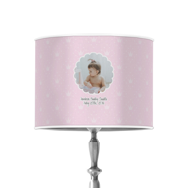 Baby Girl Photo 8" Drum Lampshade - ON STAND (Poly Film)