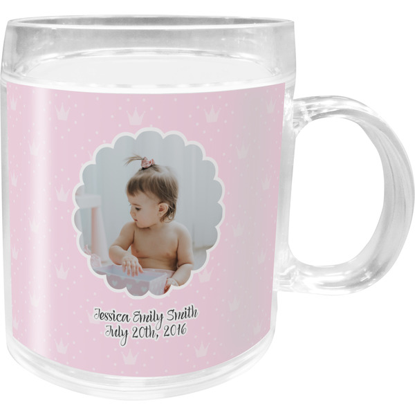 Custom Baby Girl Photo Acrylic Kids Mug (Personalized)