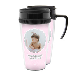 Baby Girl Photo Acrylic Travel Mug