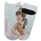 Baby Girl Photo Adult Ankle Socks - Single Pair - Front and Back