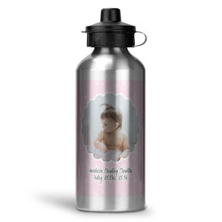 Baby Girl Photo Water Bottles - 20 oz - Aluminum