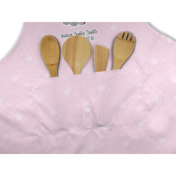Baby Girl Photo Apron - Pocket Detail with Props