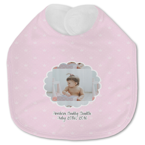 Baby Girl Photo Baby Bib - AFT closed