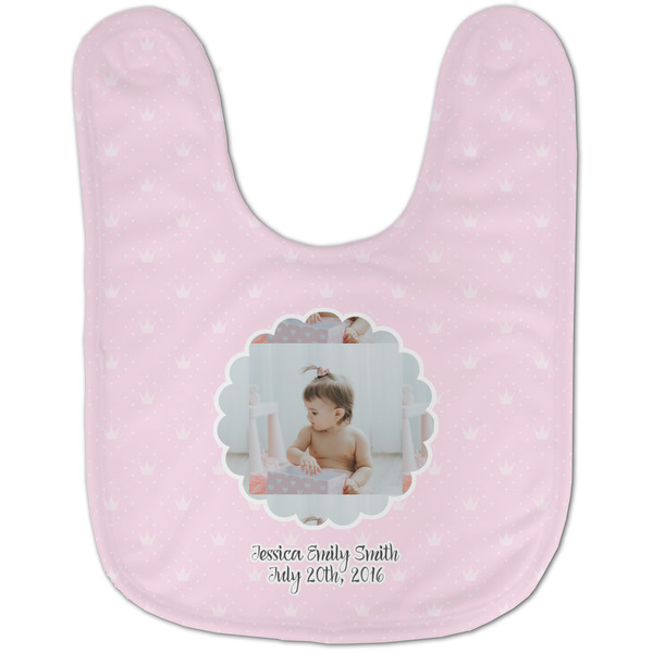 Baby Girl Photo Baby Bib - AFT flat