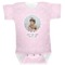 Baby Girl Photo Baby Bodysuit (Personalized)