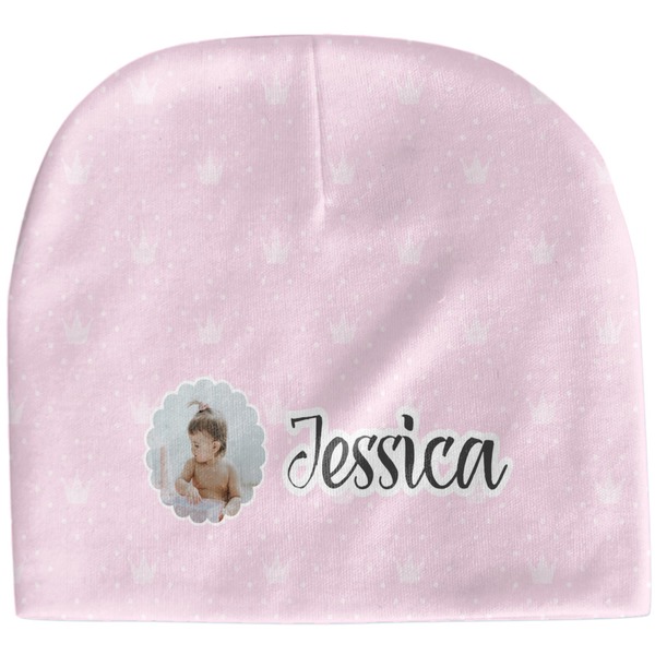 Custom Baby Girl Photo Baby Hat (Beanie) (Personalized)