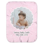Baby Girl Photo Baby Swaddling Blanket (Personalized)