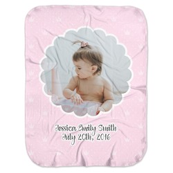 Baby Girl Photo Baby Swaddling Blanket (Personalized)
