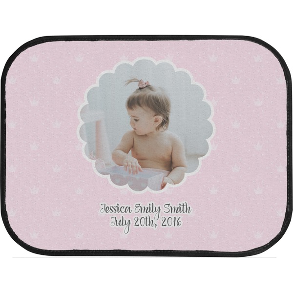 Baby Girl Photo Back Seat Car Mat