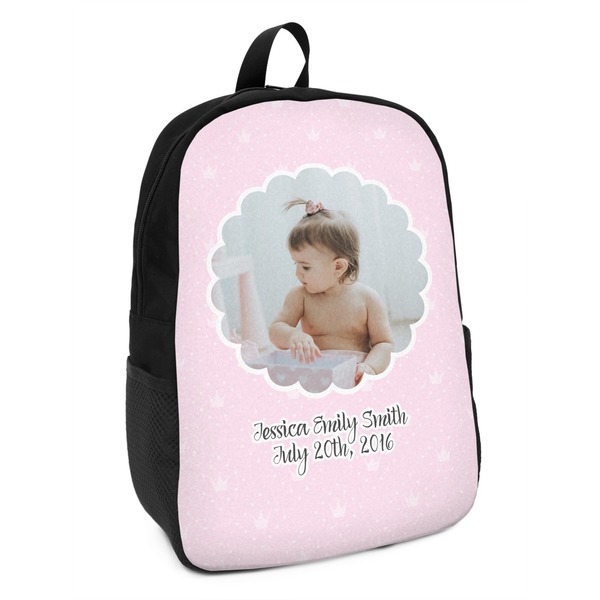 Custom Baby Girl Photo Kids Backpack (Personalized)