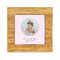 Baby Girl Photo Bamboo Trivet with Ceramic Tile Insert