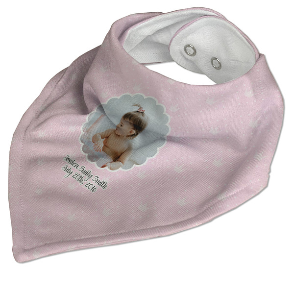 Baby Girl Photo Bandana Closed