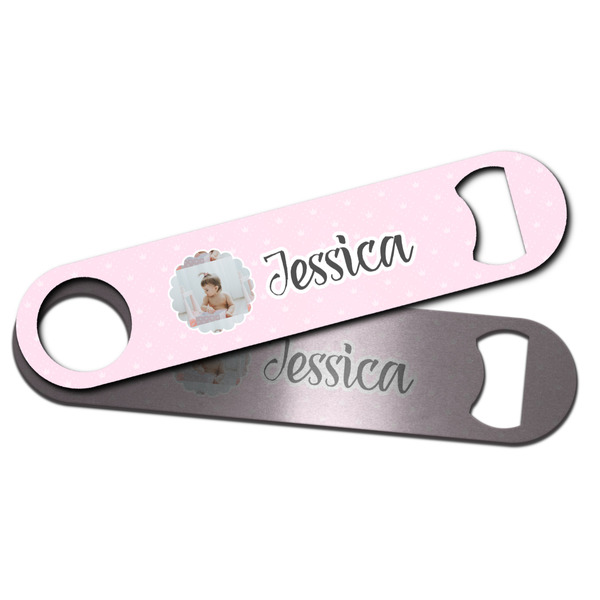 Baby Girl Photo Bar Bottle Opener - Main