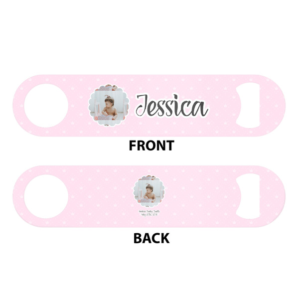 Baby Girl Photo Bar Bottle Opener - White - Approval
