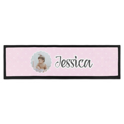 Baby Girl Photo Bar Mat - Large