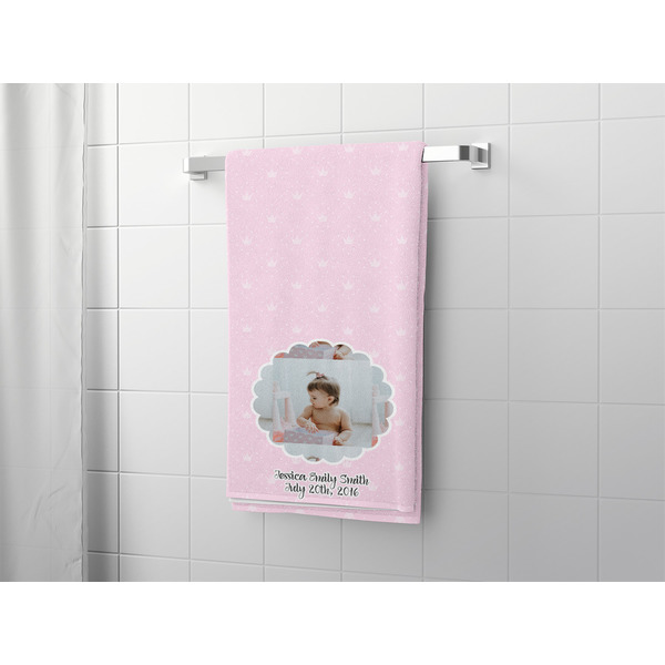 Baby Girl Photo Bath Towel - LIFESTYLE