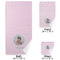 Baby Girl Photo Bath Towel Sets - 3-piece - Approval