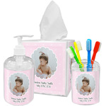 Baby Girl Photo Acrylic Bathroom Accessories Set