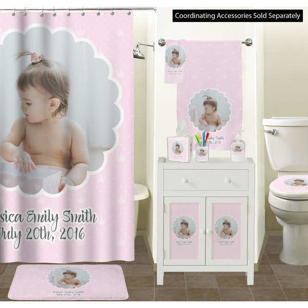 Baby Girl Photo Bathroom Scene