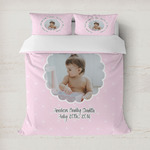 Baby Girl Photo Duvet Cover