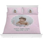 Baby Girl Photo Comforter Set - King (Personalized)