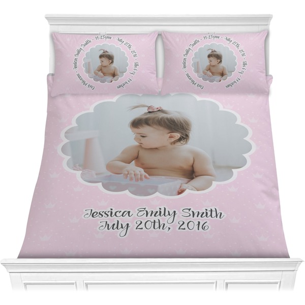 Custom Baby Girl Photo Comforters (Personalized)