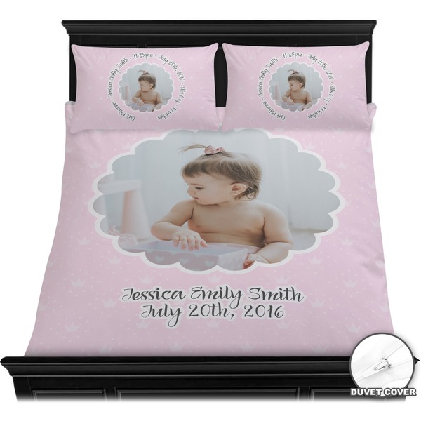 Baby Girl Photo Bedding Set (Queen) - Duvet
