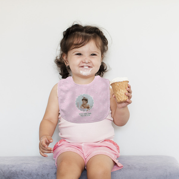 Baby Girl Photo Bib Lifestyle Girl