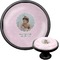 Baby Girl Photo Cabinet Knob (Black) (Personalized)