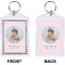 Baby Girl Photo Bling Keychain (Front + Back)