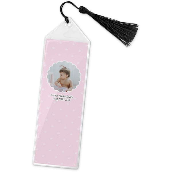 Custom Baby Girl Photo Book Mark w/Tassel (Personalized)