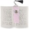 Baby Girl Photo Bookmark with tassel - In book