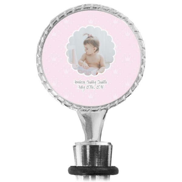 Baby Girl Photo Bottle Stopper Main View