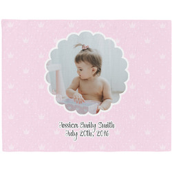 Baby Girl Photo Woven Fabric Placemat - Twill