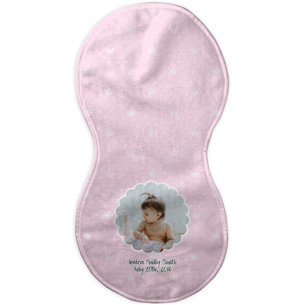 Baby Girl Photo Burp Peanut Shaped Flat
